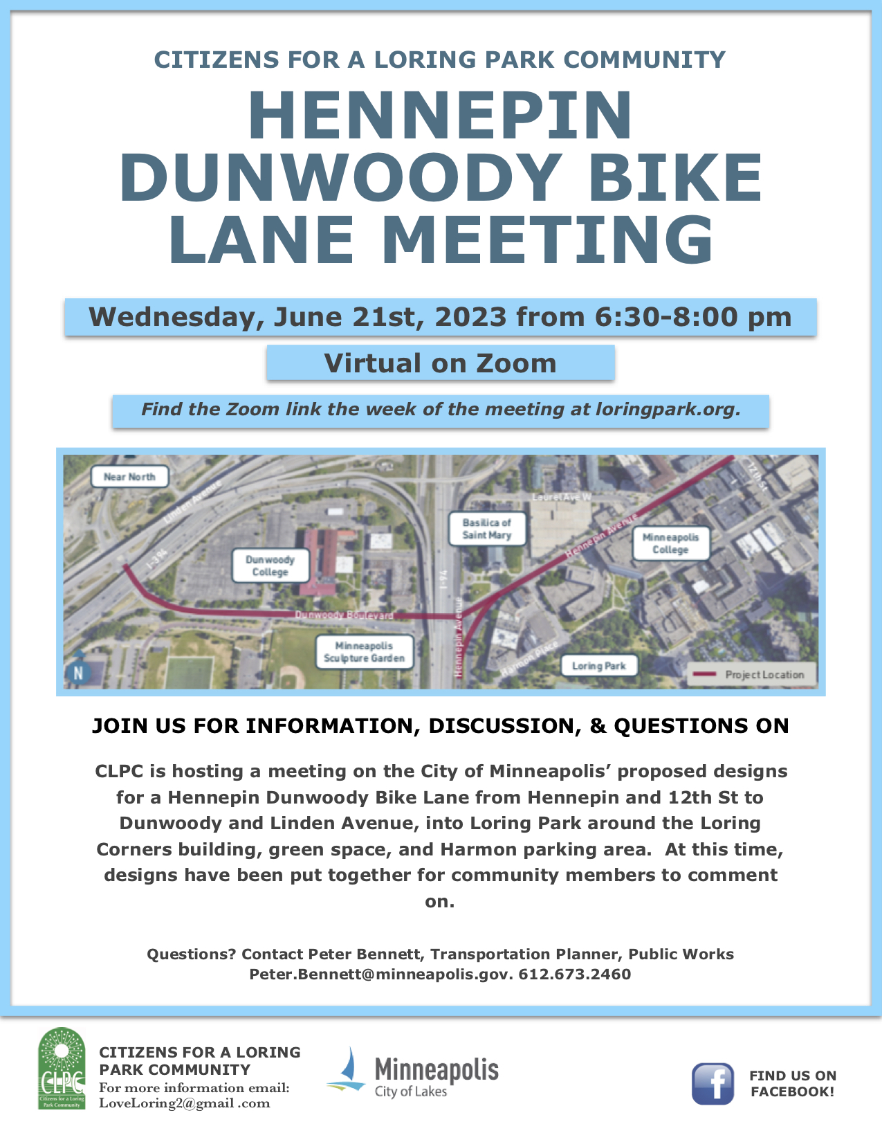 Hennepin-Dunwoody Bikeway Project Meeting