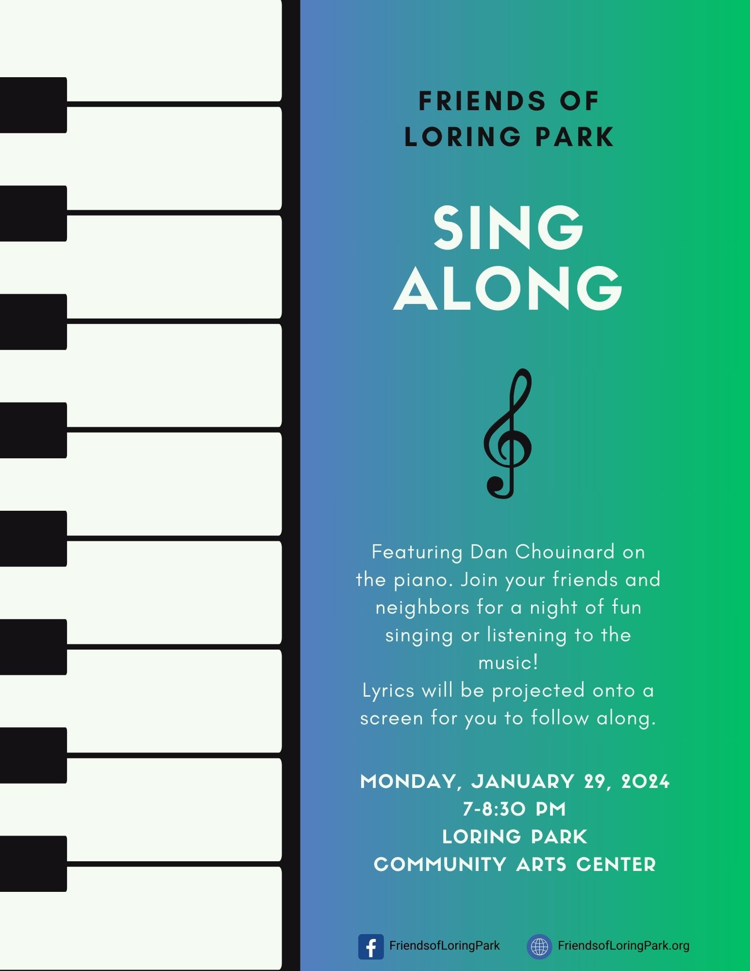 Friends of Loring Park January Sing-Along