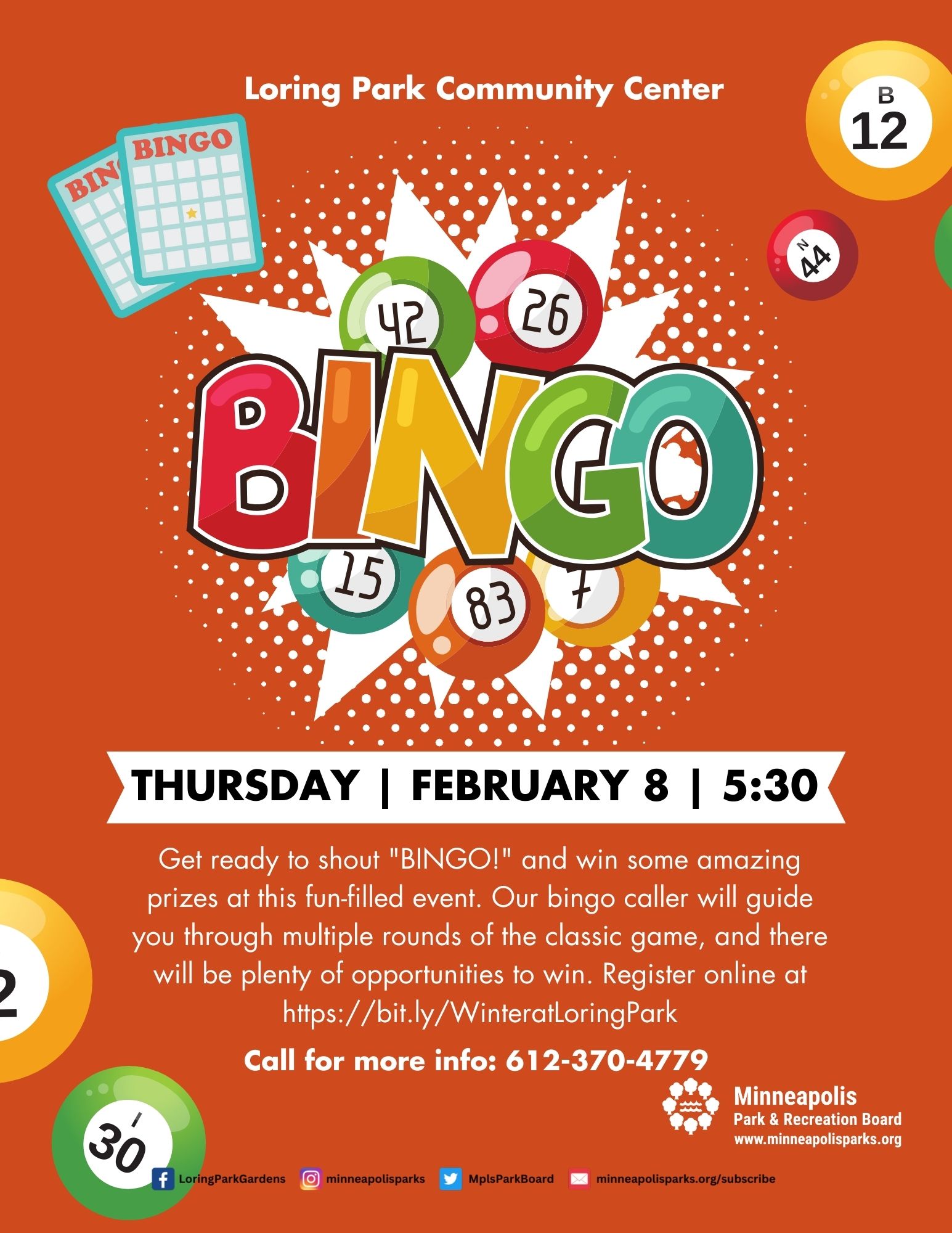 Loring Park Bingo