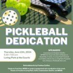 Pickle Ball Court Dedication