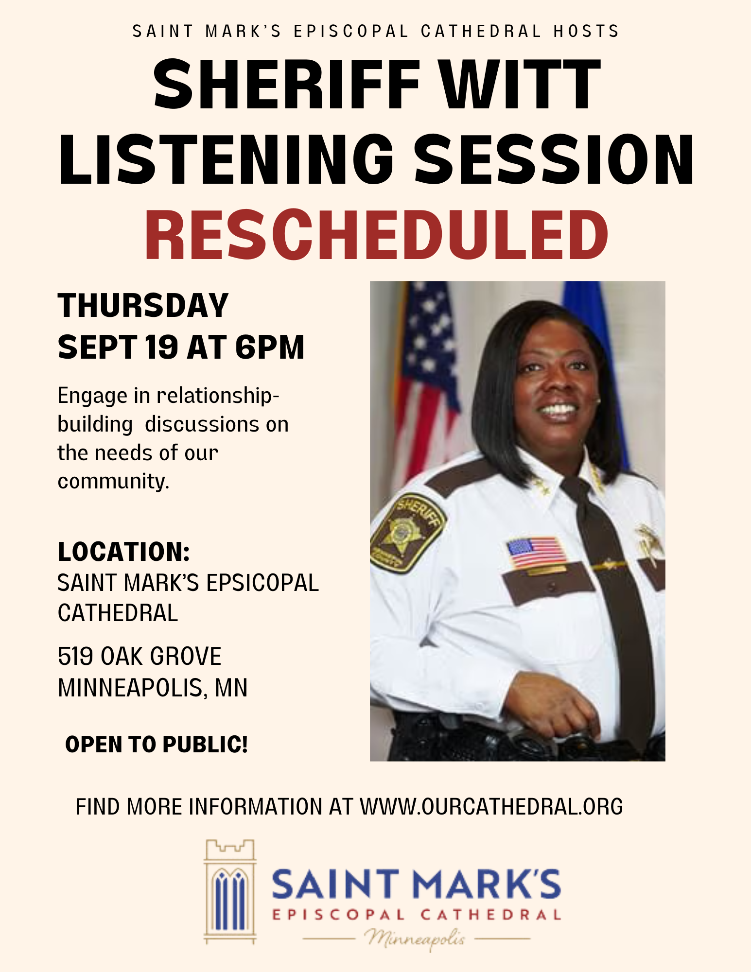 Sherrif Witt Listening Session