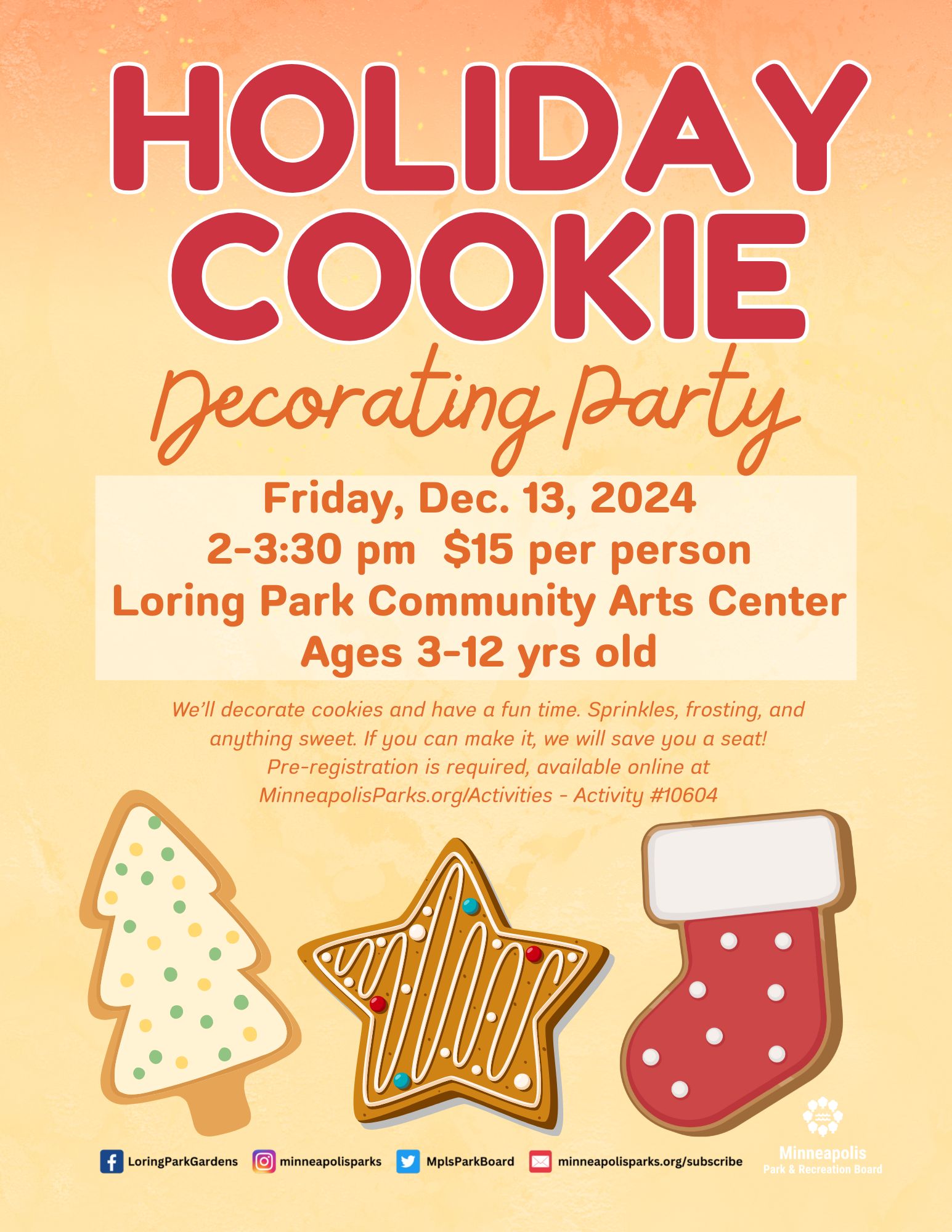 Holiday Cookie Decorating Party