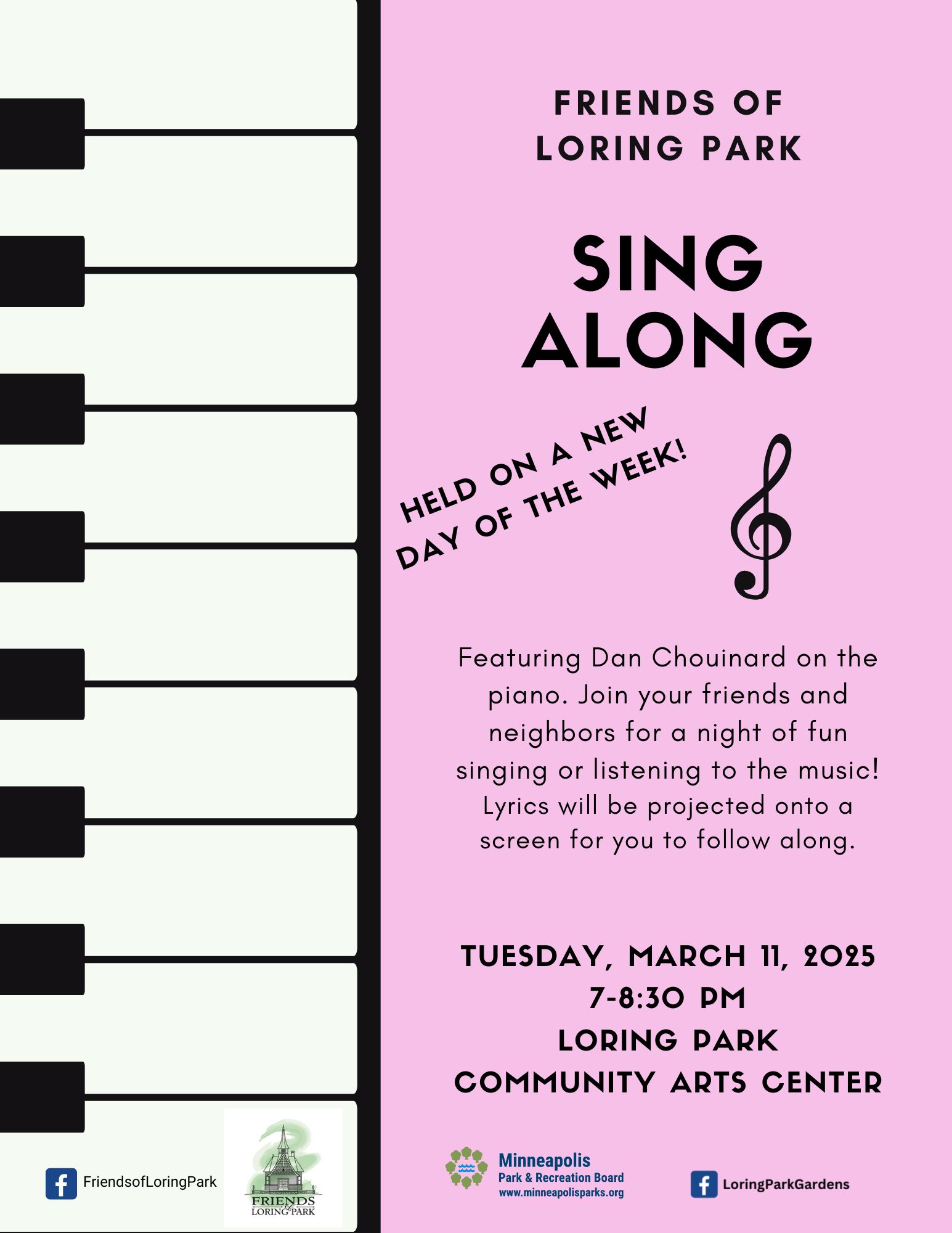 March Community Sing A Long