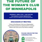 Community Meeting: THE FUTURE OF THE WOMAN’S CLUB OF MINNEAPOLIS