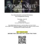 Opera Night at the Minneapolis Rotary Club