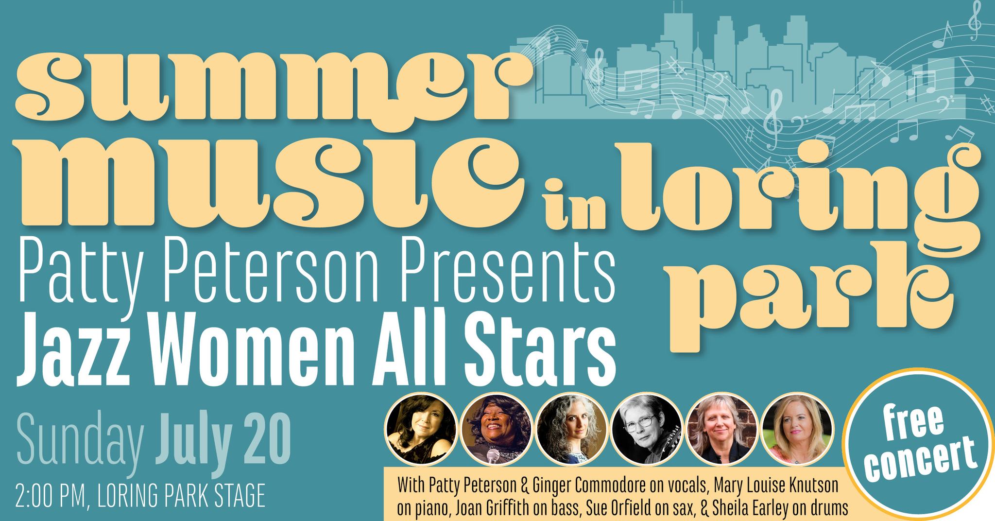 Patty Peterson Presents The Jazz Women All Stars at Loring Park