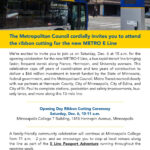 METRO E Line Ribbon Cutting