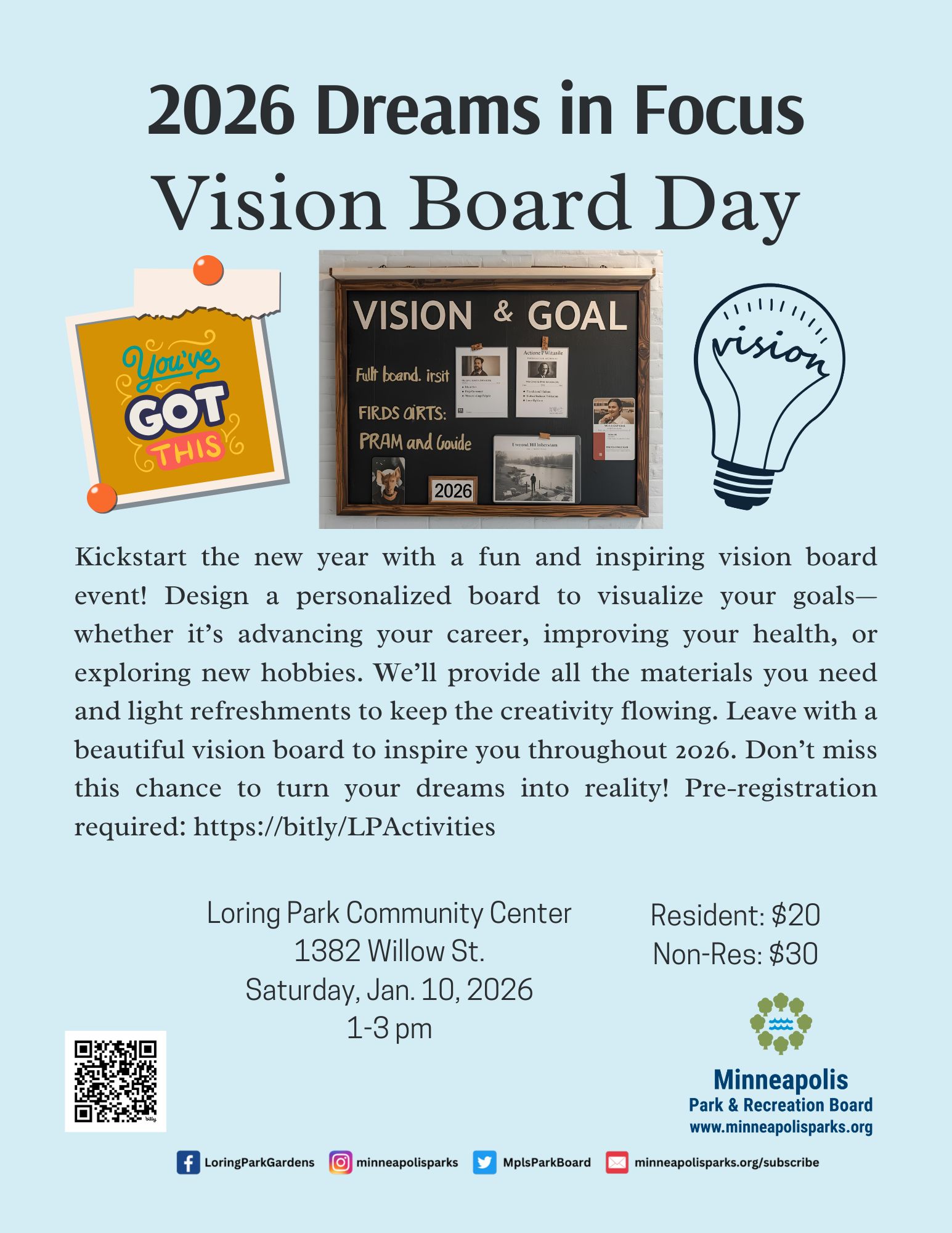Vision Board Day at Loring Park