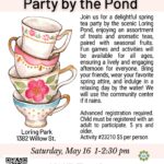 Intergenerational Tea Party by the Pond